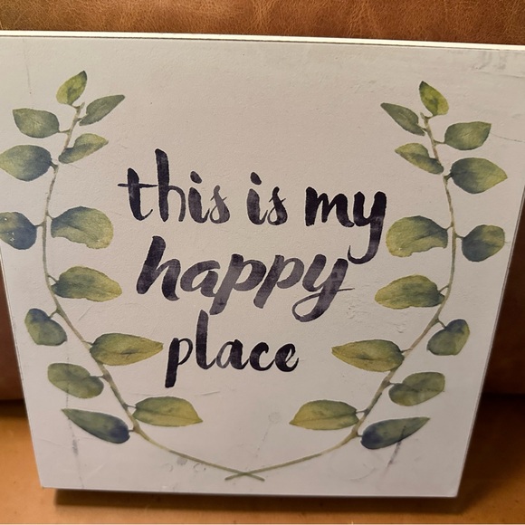 Happy Place Table Top Art - Picture 2 of 2